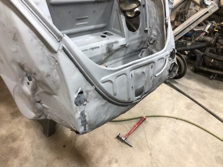 1955 beetle std front apron replacement silver lining auto restoration oregon