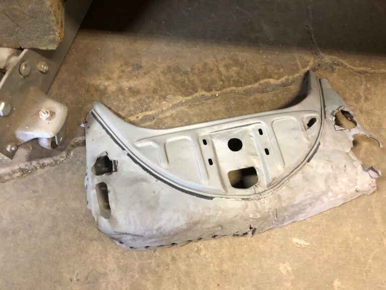 1955 beetle std front apron replacement silver lining auto restoration oregon