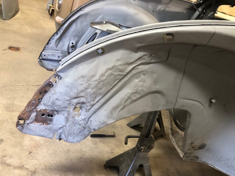 1955 beetle std front apron replacement silver lining auto restoration oregon