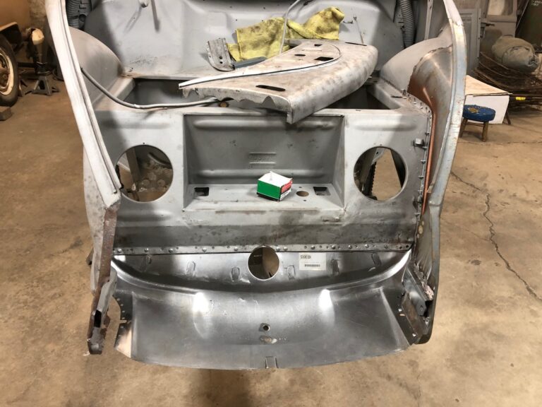 1955 beetle std front apron replacement silver lining auto restoration oregon