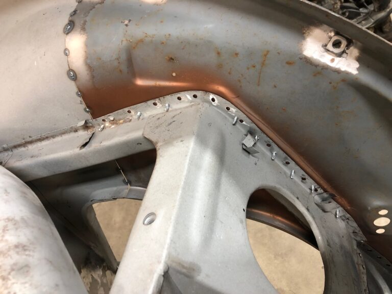 1955 beetle std front apron replacement silver lining auto restoration oregon