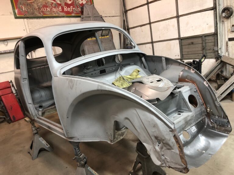 1955 beetle std front apron replacement silver lining auto restoration oregon