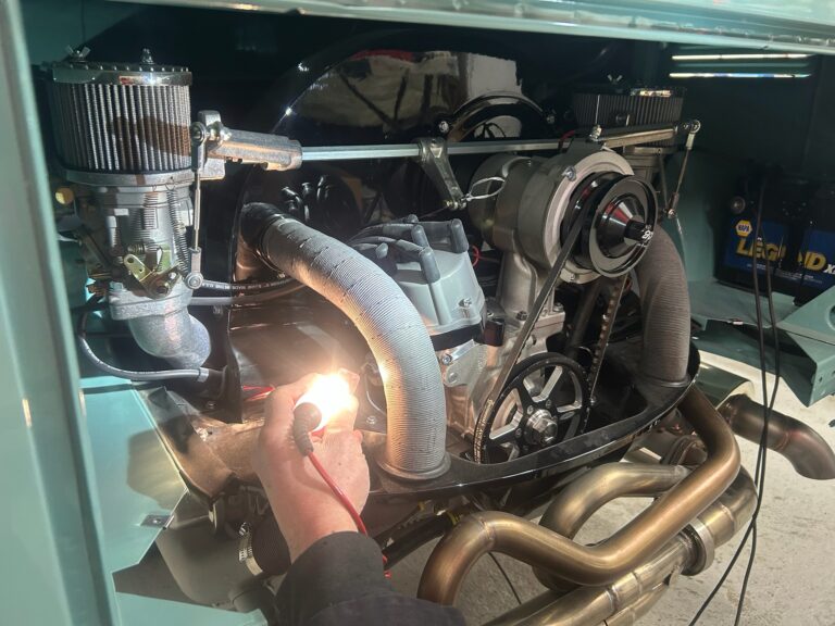 1963 23 window deluxe bus final assembly silver lining auto restoration oregon