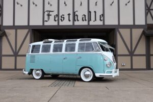 1963 23 window vw deluxe bus finished photos silver lining auto restoration oregon