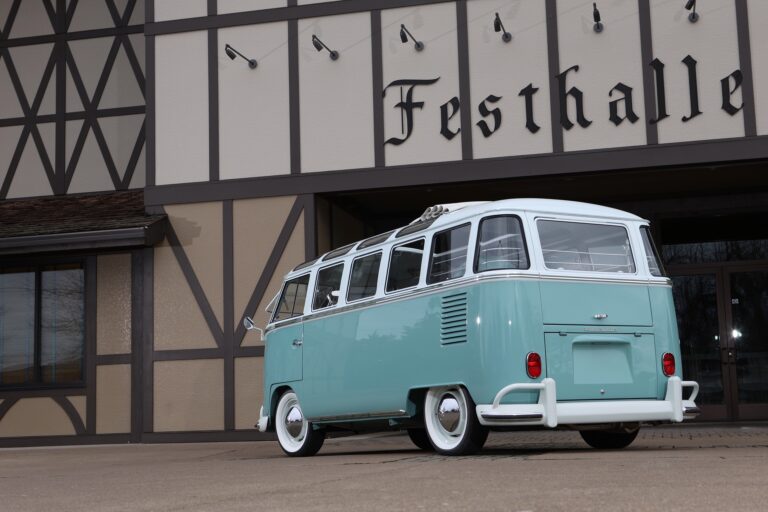 1963 23 window vw deluxe bus finished photos silver lining auto restoration oregon
