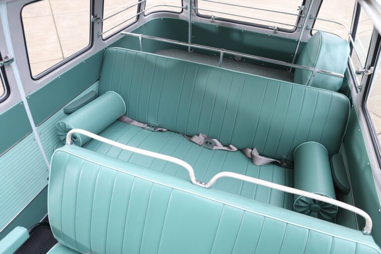 1963 23 window vw deluxe bus finished photos silver lining auto restoration oregon