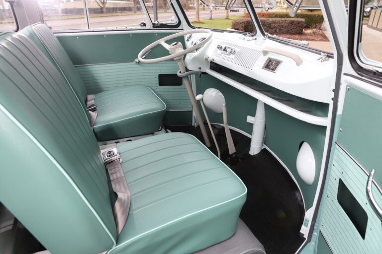 1963 23 window vw deluxe bus finished photos silver lining auto restoration oregon