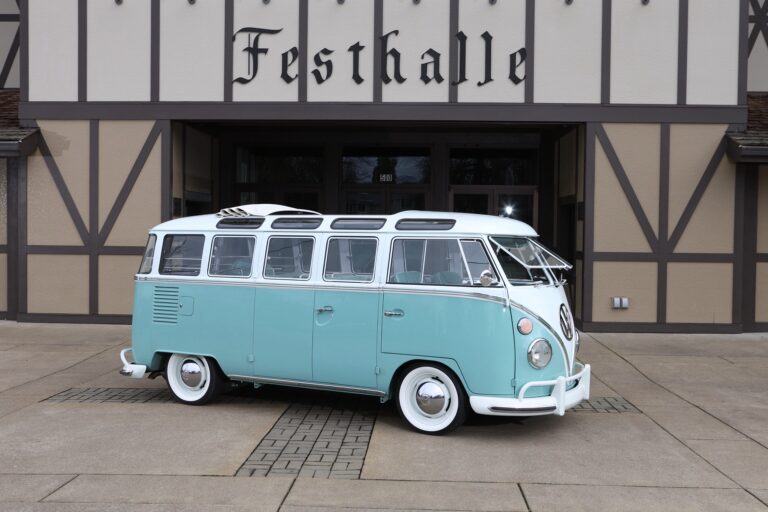 1963 23 window vw deluxe bus finished photos silver lining auto restoration oregon