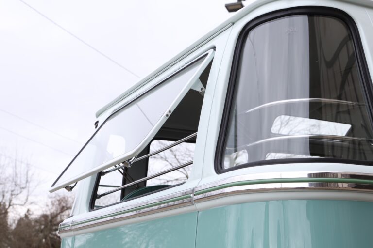 1963 23 window vw deluxe bus finished photos silver lining auto restoration oregon