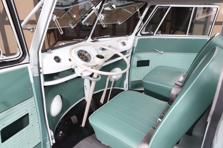 1963 23 window vw deluxe bus finished photos silver lining auto restoration oregon