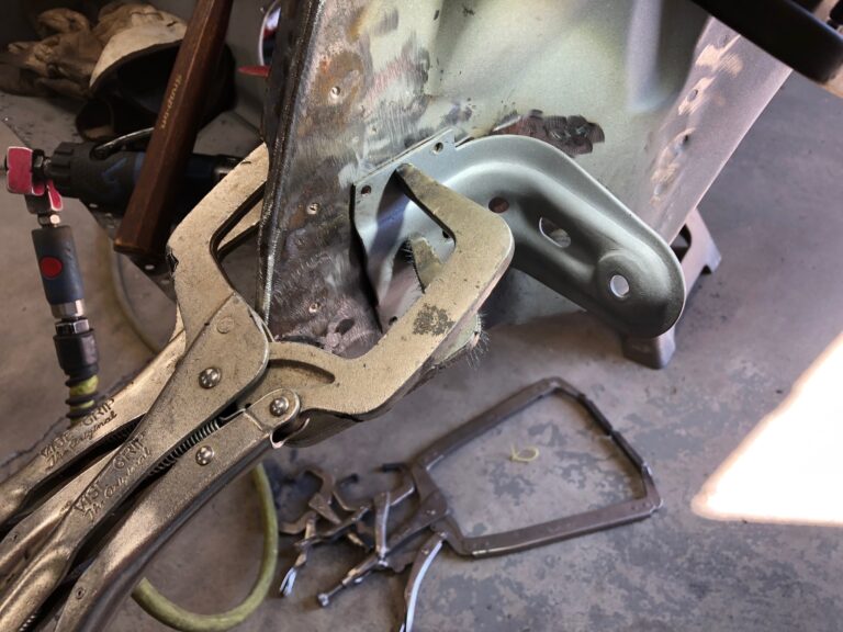 1965 vw ragtop beetle front and rear apron repair silver lining auto restoration oregon