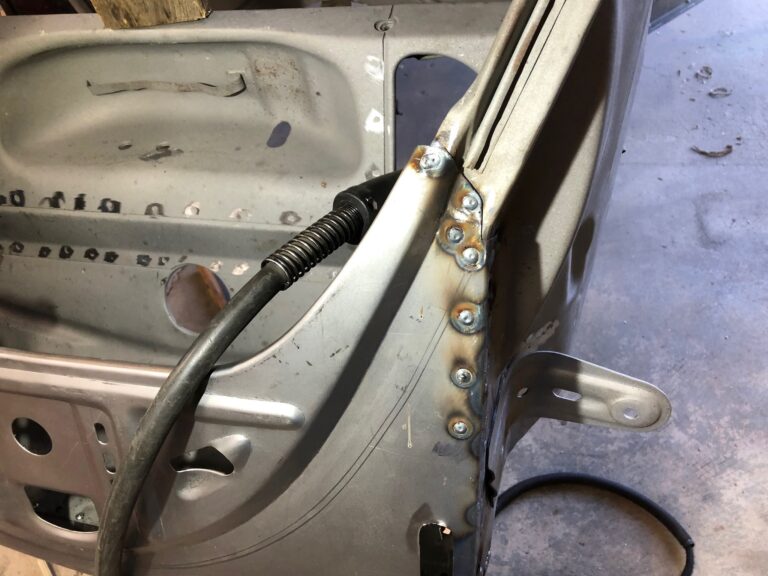 1965 vw ragtop beetle front and rear apron repair silver lining auto restoration oregon