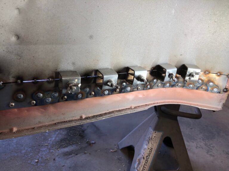 1965 vw ragtop beetle metal work and rust repair silver lining auto restoration oregon