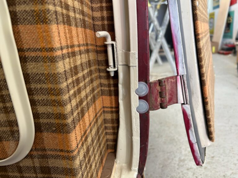 1966 21 window deluxe bus survivor final camper interior install silver lining auto restoration oregon