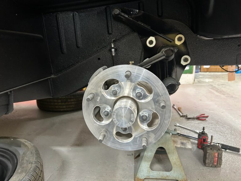 1962 15 window deluxe vw bus front beam install and rear drums silver lining auto restoration