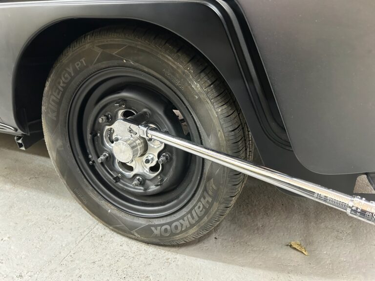 1962 15 window deluxe vw bus front beam install and rear drums silver lining auto restoration