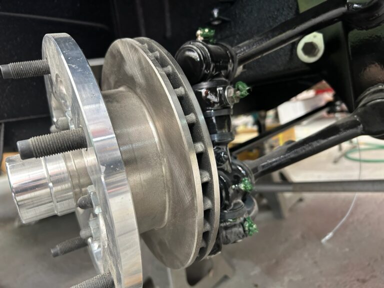 1962 15 window deluxe vw bus front beam install and rear drums silver lining auto restoration