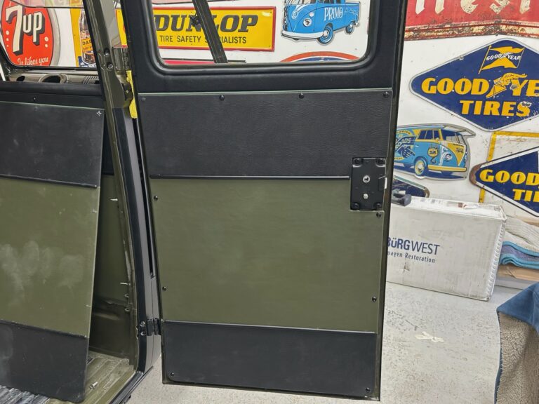 1962 15 window deluxe vw bus interior install silver lining auto restoration