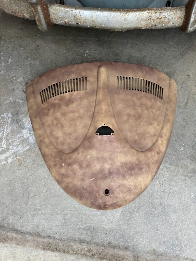1956 vw beetle convertible restoration arrival at shop silver lining auto restoration oregon
