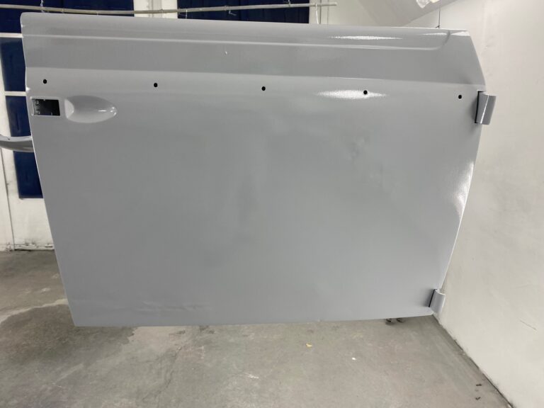 1956 vw beetle convertible restoration body and components in epoxy paint silver lining auto restoration