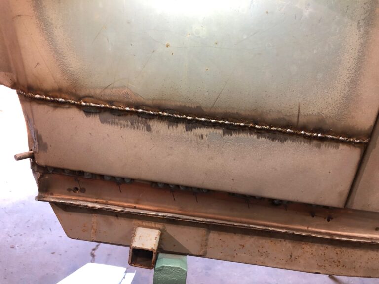 1956 vw beetle convertible restoration continued metal work silver lining auto restoration