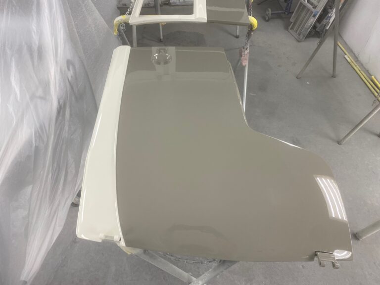 1963 23 window vw deluxe bus ragtop mechanism install silver lining auto restoration