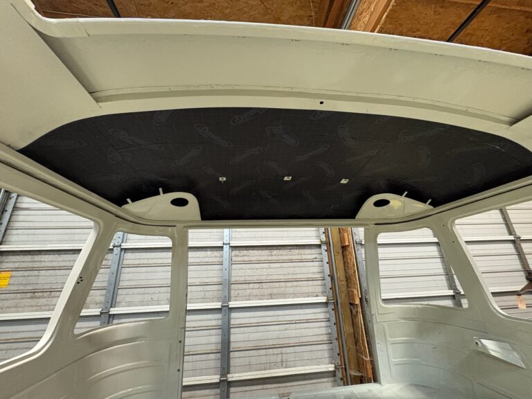 1963 23 window deluxe vw bus sound deadening install silver lining auto restoration