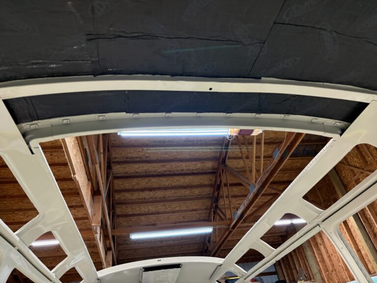 1963 23 window deluxe vw bus sound deadening install silver lining auto restoration