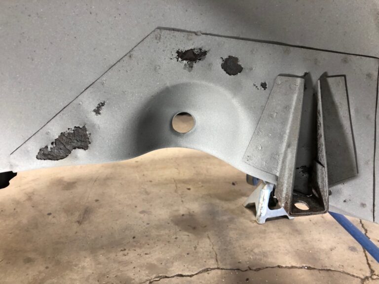 1956 vw beetle convertible restoration metal work begins silver lining auto restoration