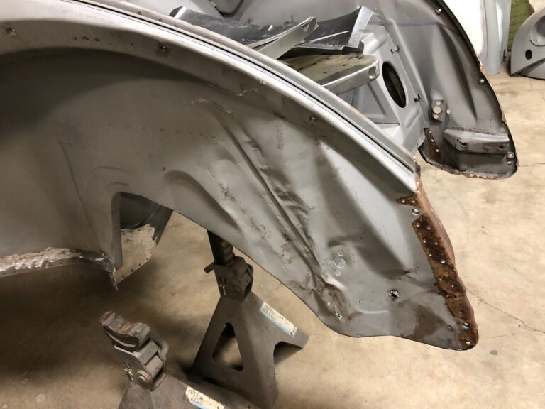 1956 vw beetle convertible restoration apron replacement silver lining auto restoration