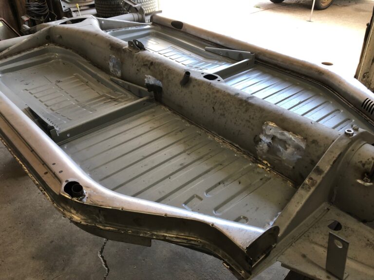 1956 vw beetle convertible restoration continued heater channel replacement silver lining auto restoration