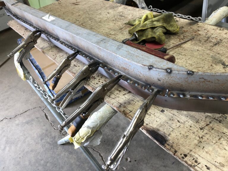 1956 vw beetle convertible restoration pan half and heater channel replacement silver lining auto restoration