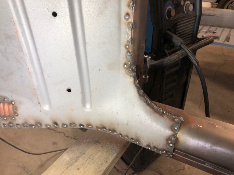 1956 vw beetle convertible restoration continued heater channel replacement silver lining auto restoration