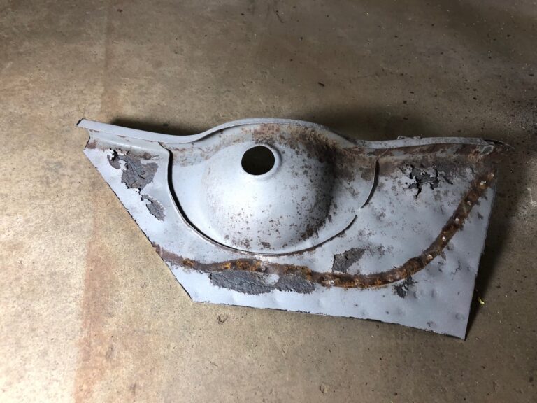 1956 vw beetle convertible restoration metal work begins silver lining auto restoration