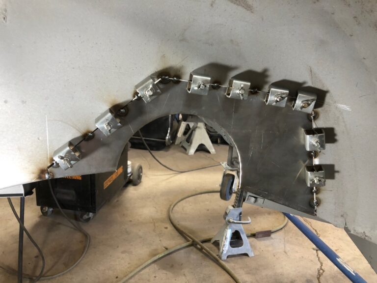 1956 vw beetle convertible restoration metal work begins silver lining auto restoration