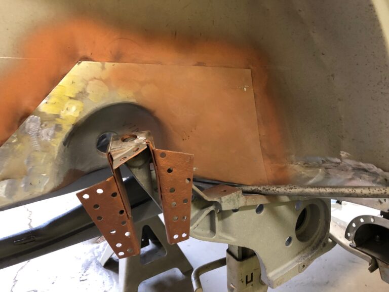 1956 vw beetle convertible restoration continued heater channel replacement silver lining auto restoration