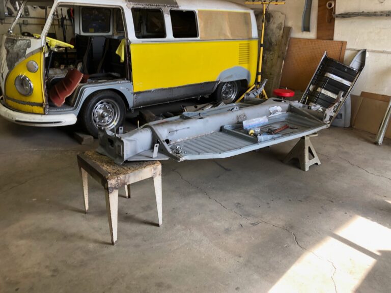1956 vw beetle convertible restoration continued heater channel replacement silver lining auto restoration