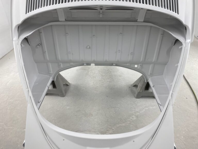 1965 steel sunroof vw beetle second prime silver lining auto restoration oregon