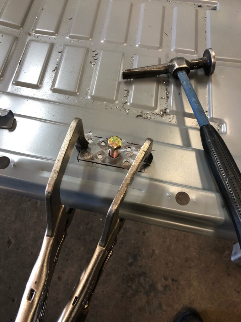 1965 vw beetle steel sunroof pan half replacement silver lining auto restoration oregon