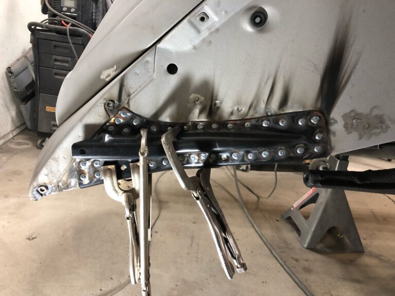 1965 steel sunroof VW Beetle rust repair silver lining auto restoration oregon