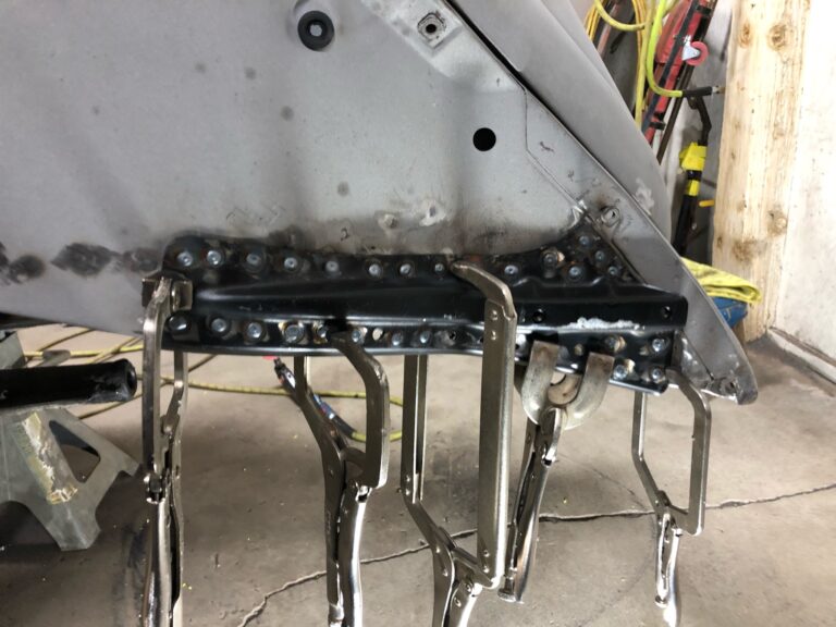 1965 steel sunroof VW Beetle rust repair silver lining auto restoration oregon