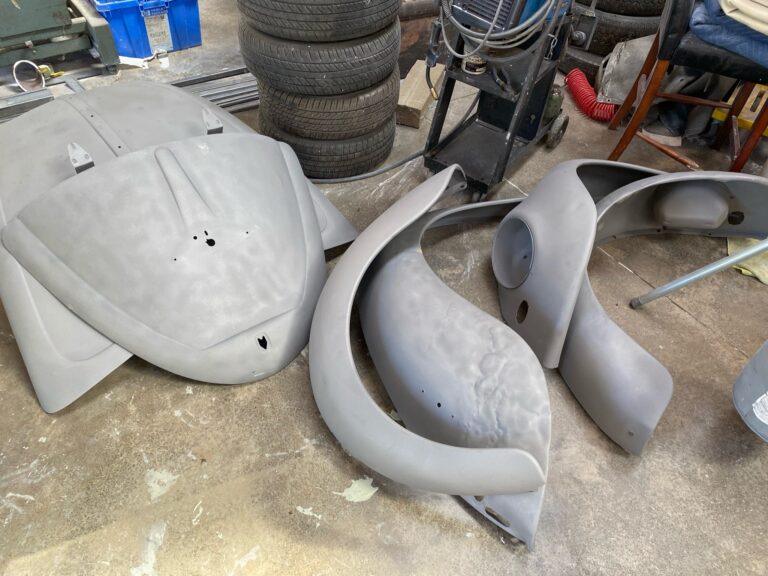 1965 vw beetle steel sunroof tear down and prep for media blast silver lining auto restoration oregon
